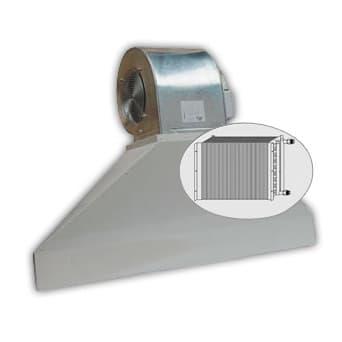 Pakole KL MV — въздушна завеса с топлообменник